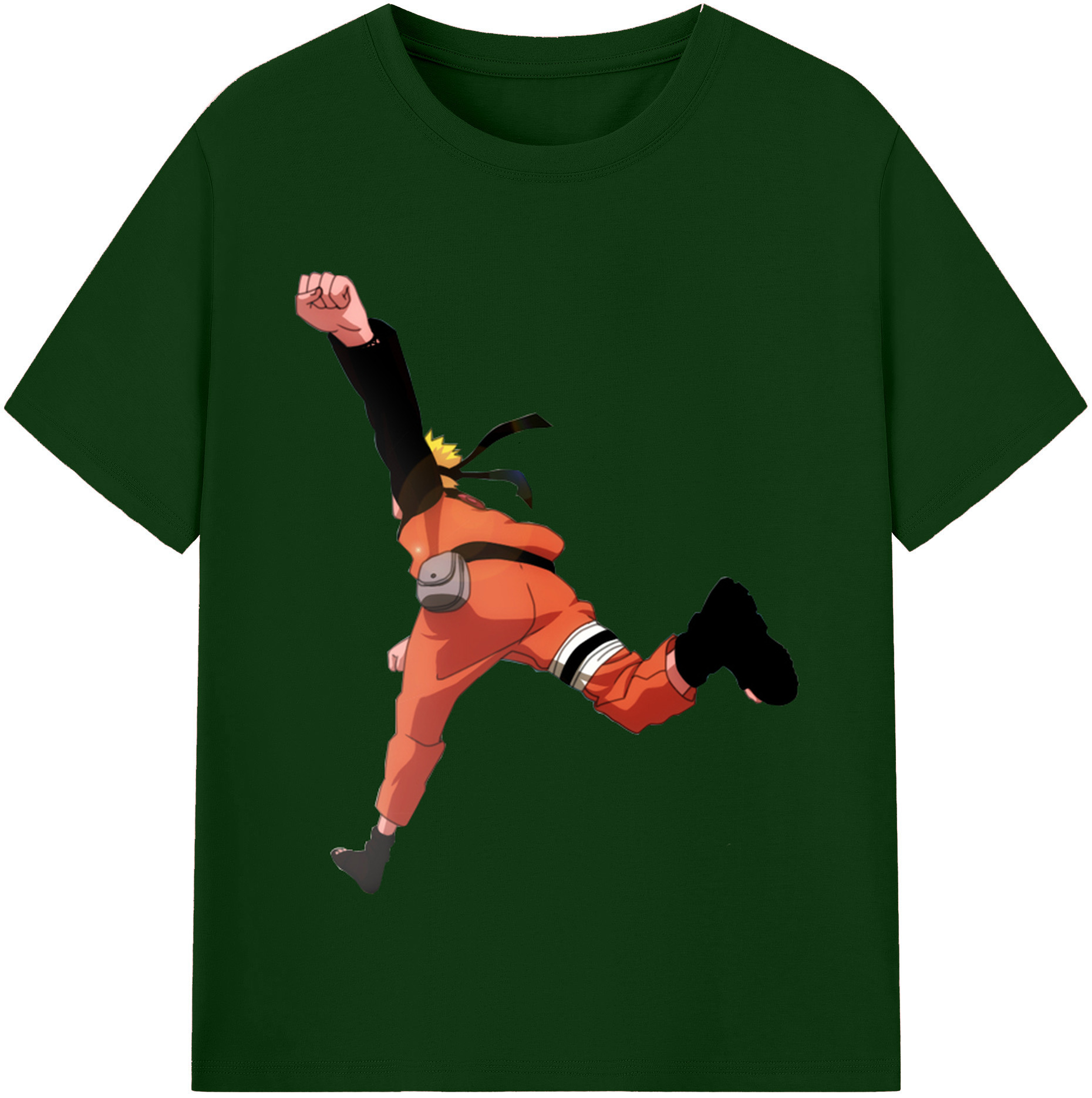 （画像用） NARUTO -ナルト- うずまき ナルト Uzumaki Naruto 綿100％半袖Tシャツ（フロントプリント）